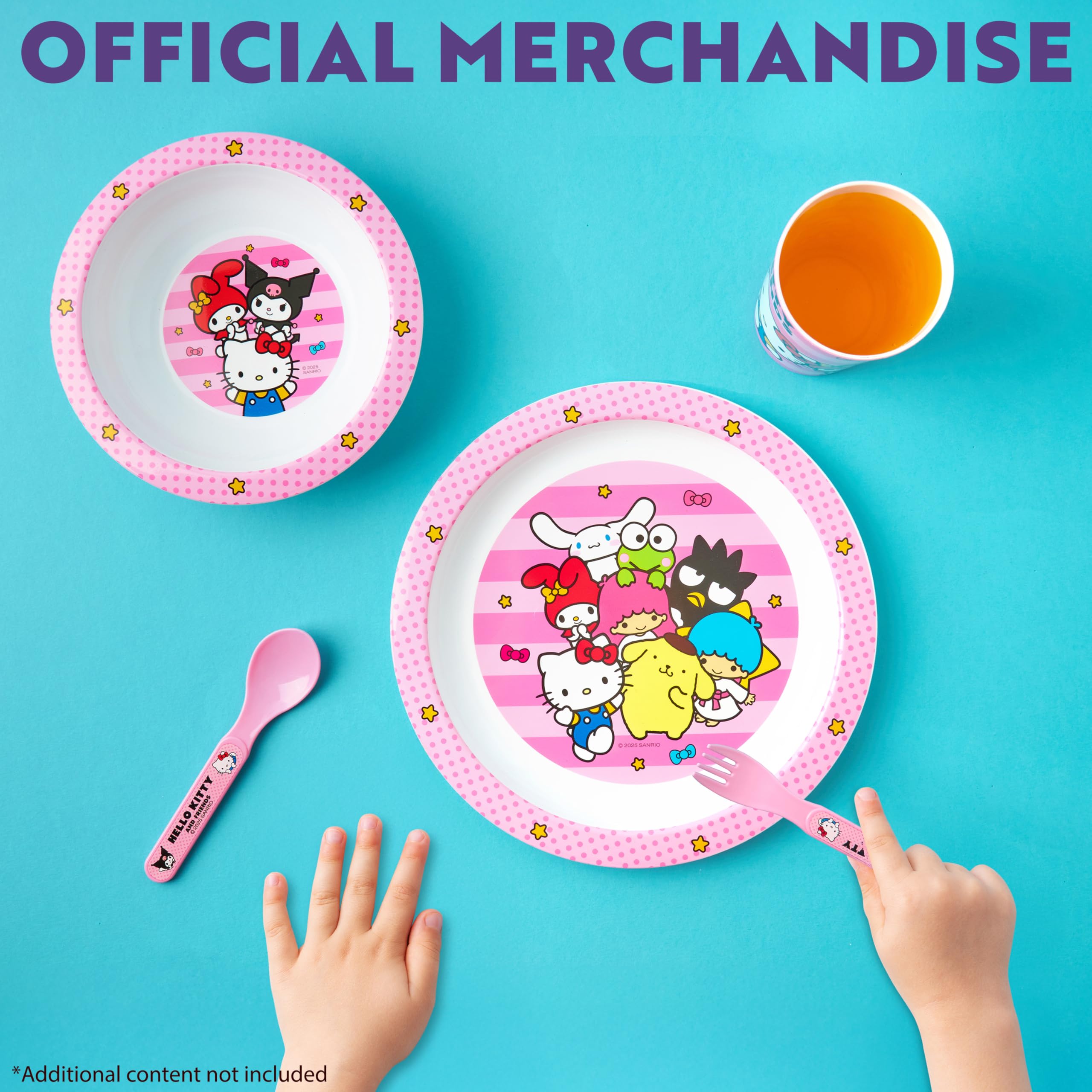 Get Trend Hello Kitty fork pink, safe dining tool for young eaters' first bites.