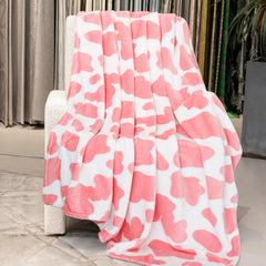 GEULAY light pink baby blanket in crib offers breathable comfort