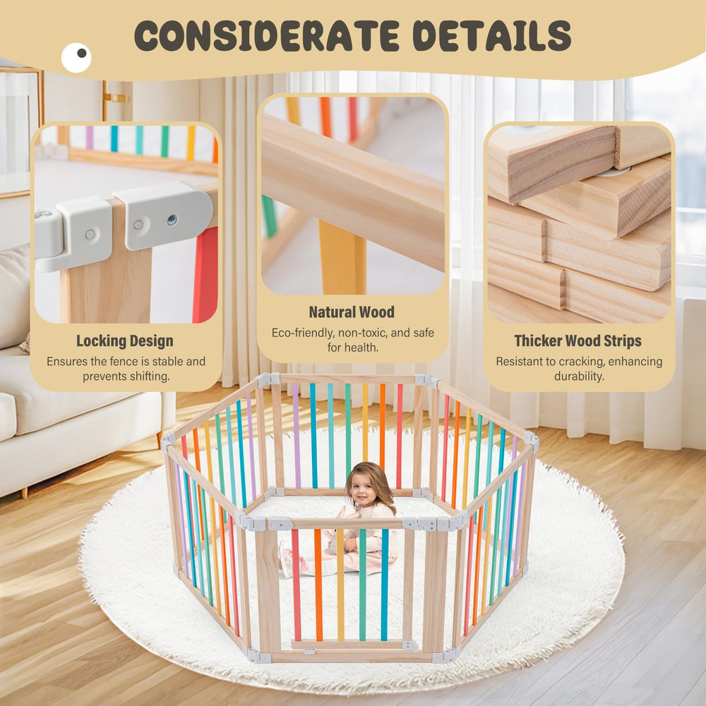 Gewitt baby playpen folded-design shows portable storage and travel-ready setup.