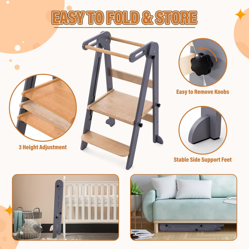 Gewitt easy-assembly guide grey for quick setup