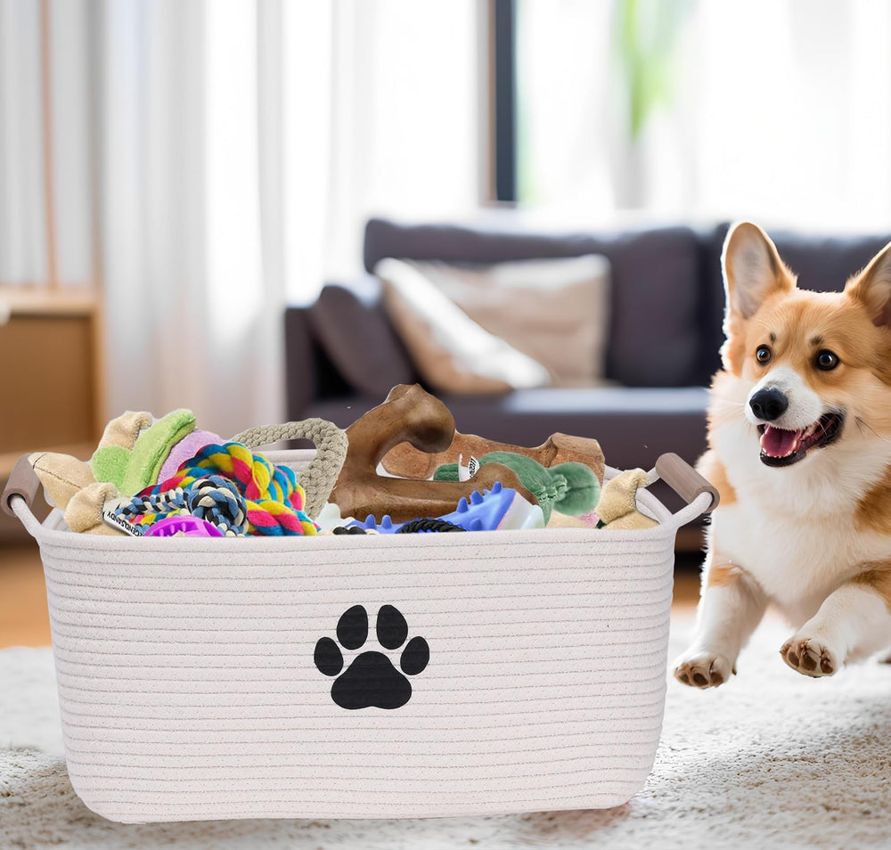 Geyecete collapsible storage basket ideal for organizing playroom or living spaces