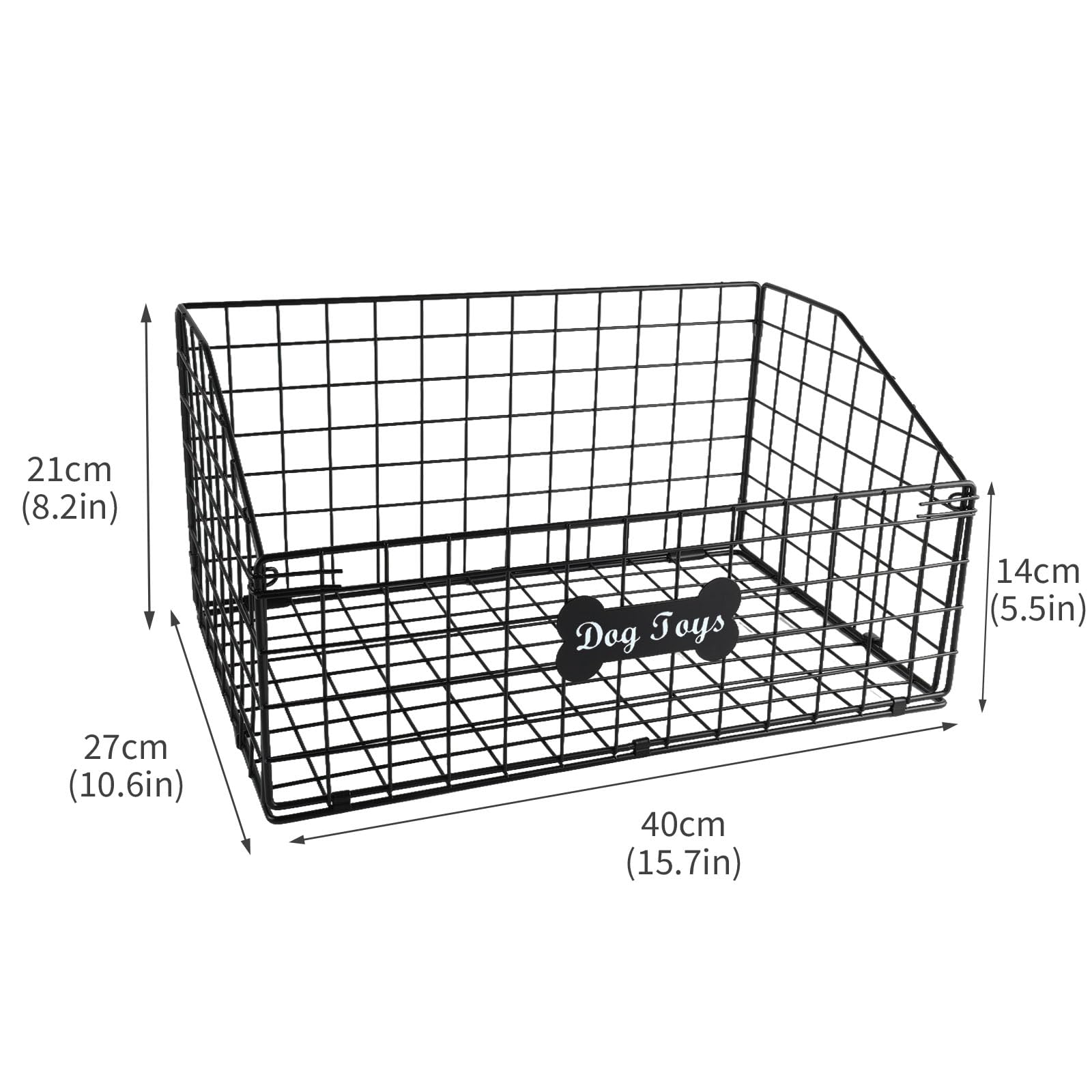 Geyecete dog toy box folded storage demonstrates space-saving collapse