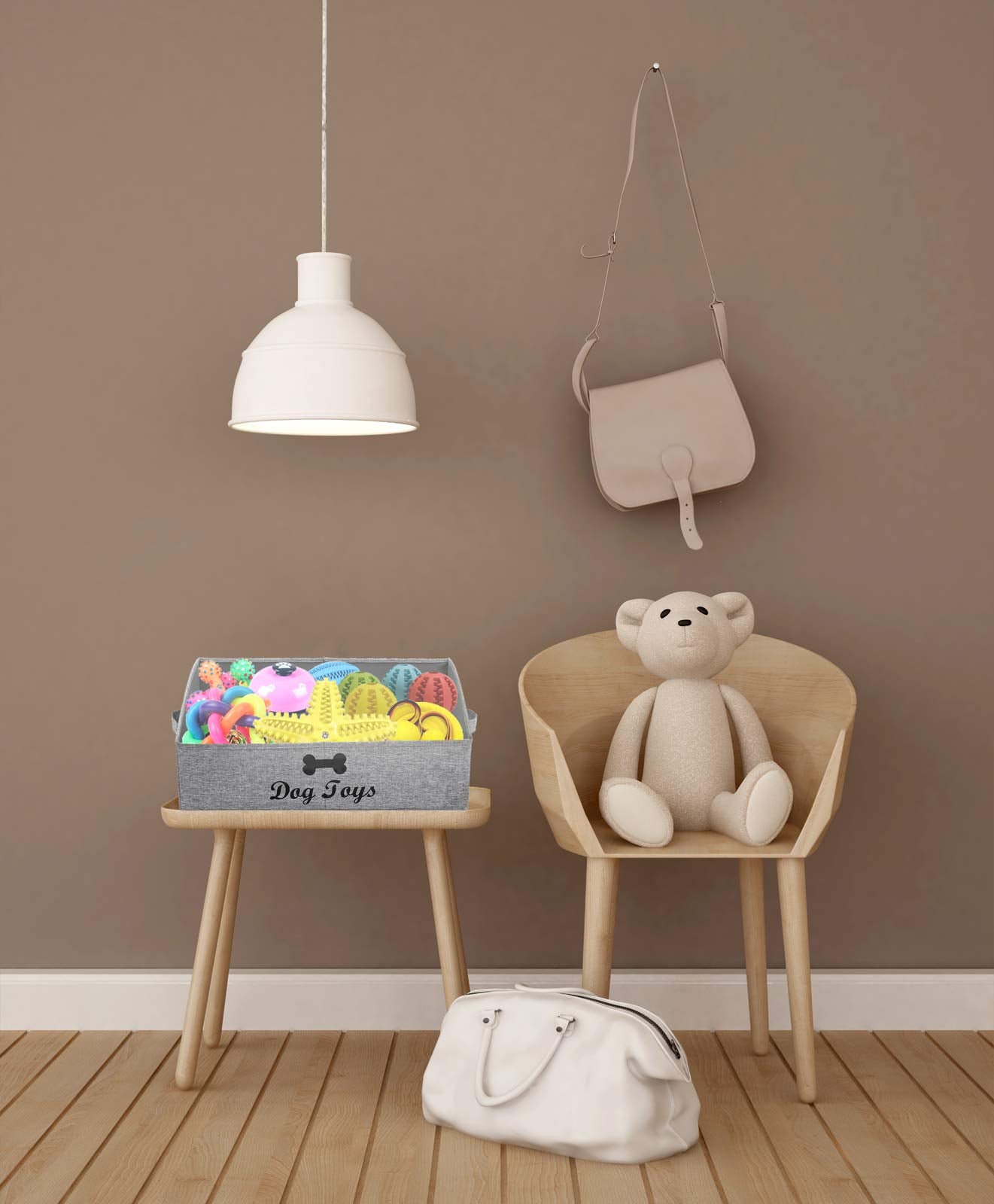 Geyecete organizer gray bamboo-cotton fabric is moisture resistant