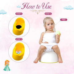 Geyee potty stickers on a child using the potty scene to encourage independence.
