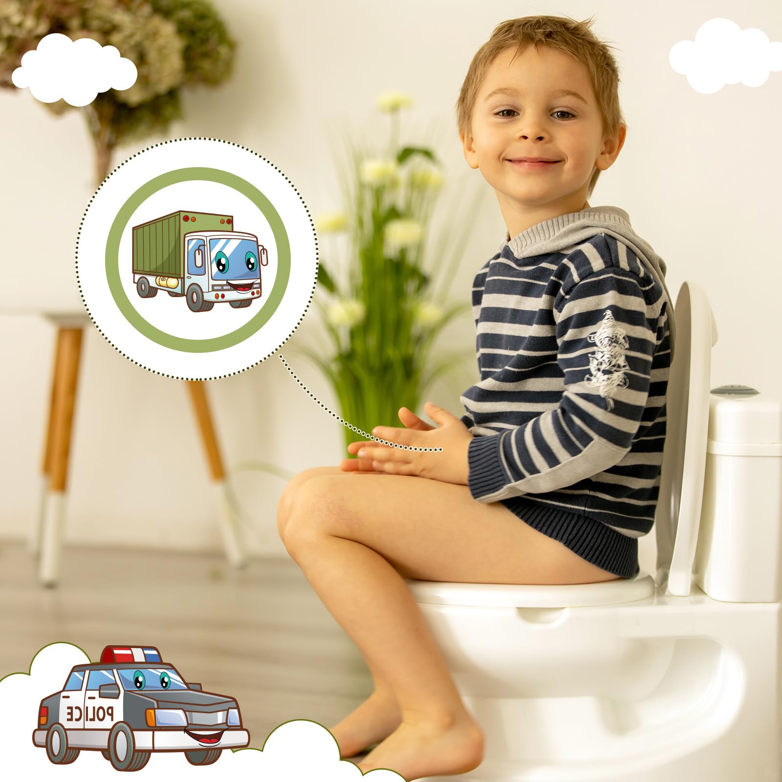Geyee stickers with PVC coating are easy to rinse and keep clean