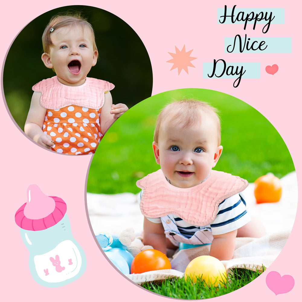 Geyoga baby bib pack of 10 pieces for easy rotation during busy days