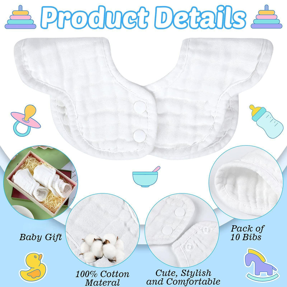 Geyoga neck size 9.5 cm illustration shows newborn-to-toddler fit.