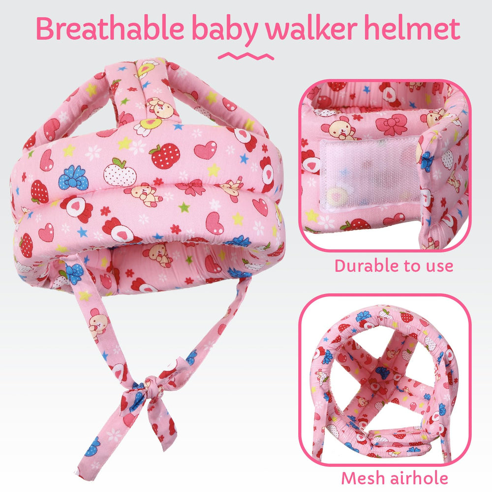 Geyoga baby safety helmet Candy back view highlights padding and straps