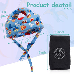 Geyoga Owl Style helmet side view showing adjustable fit for growing toddlers