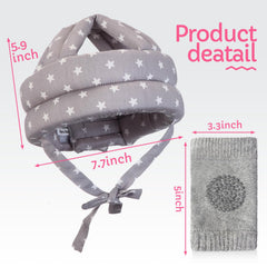 Geyoga baby safety helmet Star side view shows color and fit
