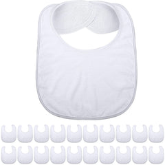 Geyoga sublimation blank bib pack ready for custom baby designs.