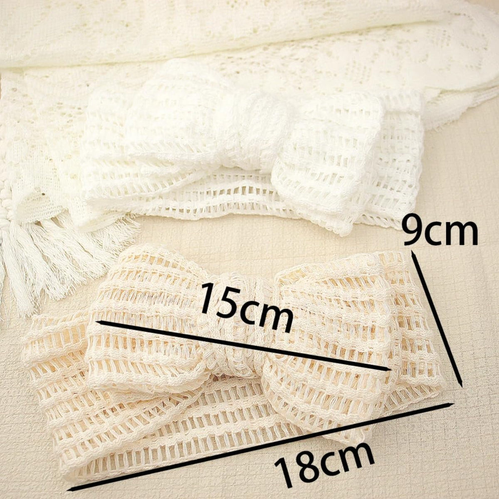 GEZISAN elastic headband one-size-fit-all for newborn to toddler growth