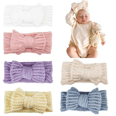GEZISAN handmade baby headbands 6-color set for versatile outfits