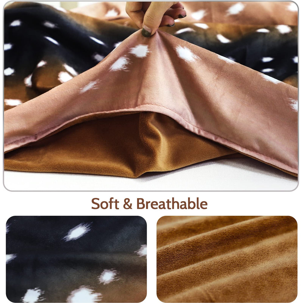 GFU baby blanket 27.6x35 inches highlighting generous coverage