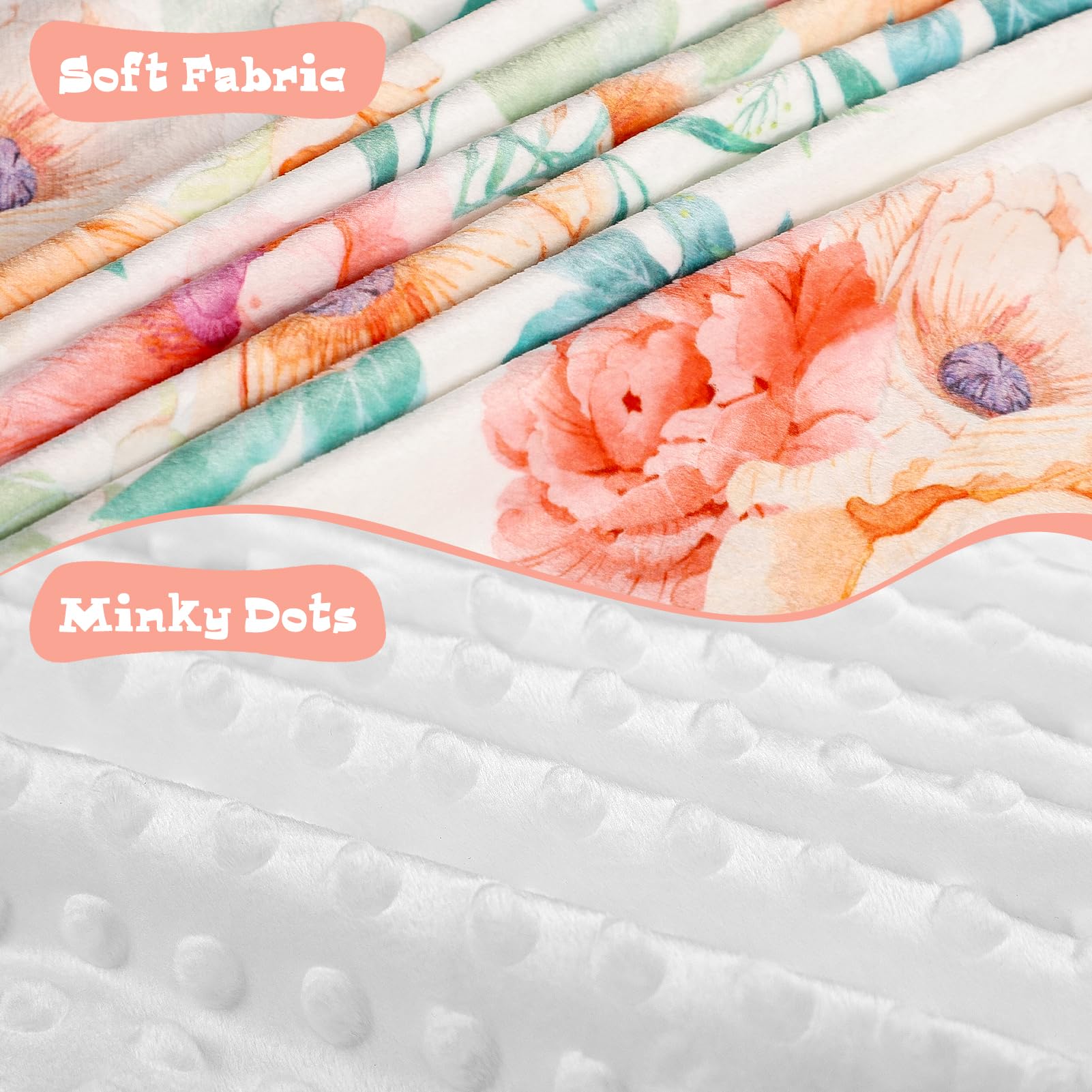 GFU Baby Blanket 30x40 inches in use in stroller for on the go warmth