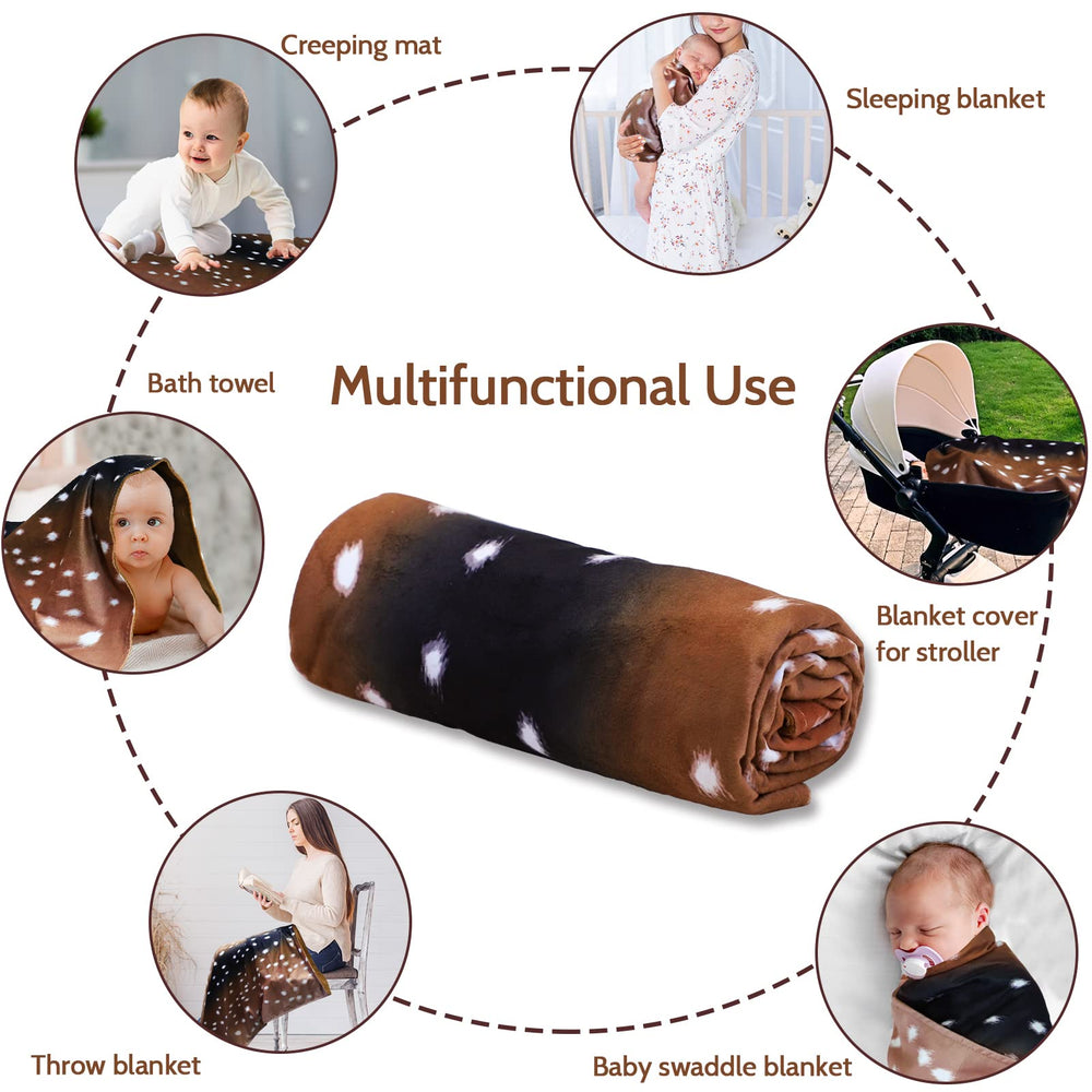 GFU baby blanket used as nursing cover for privacy and comfort