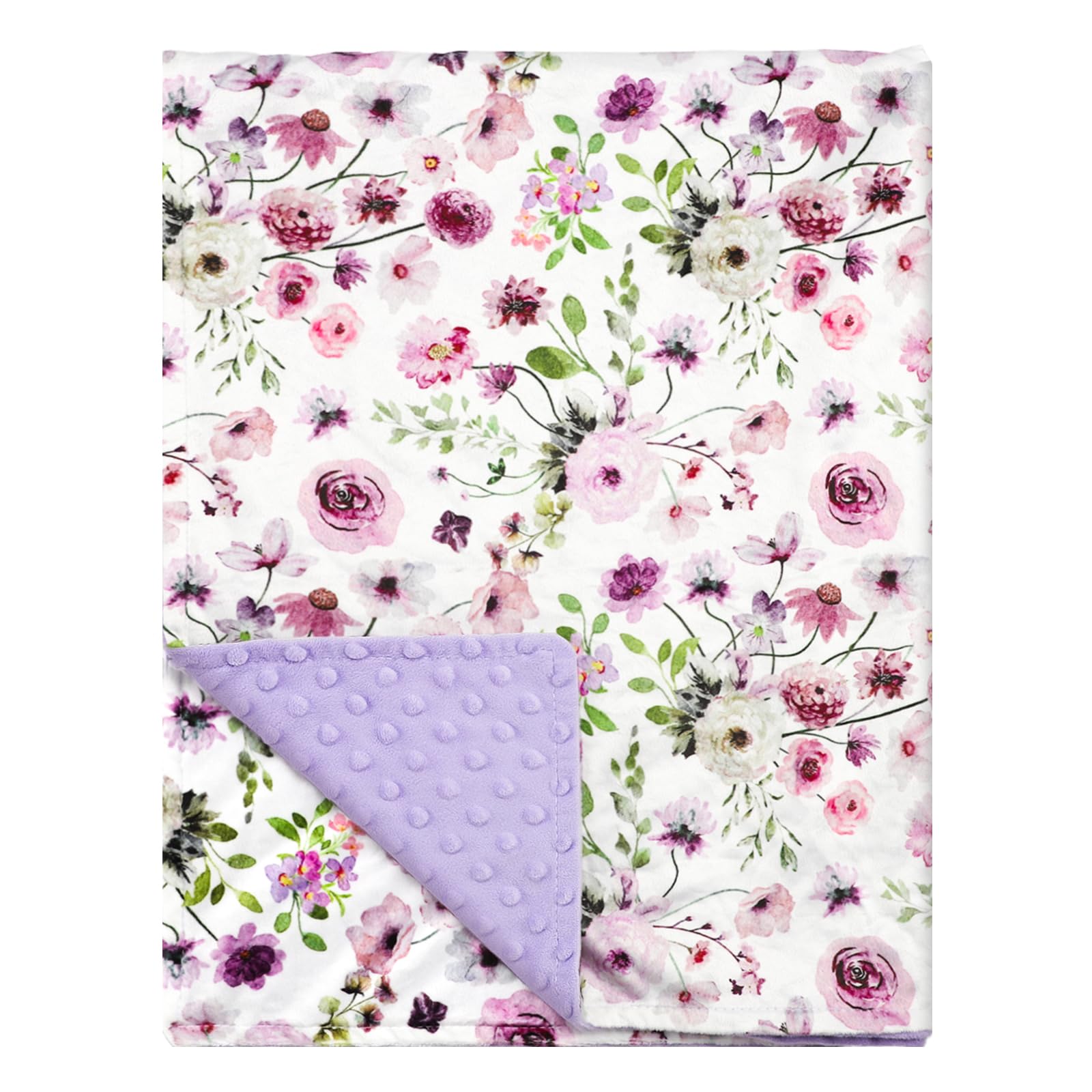 GFU baby blanket soft minky texture for cozy snuggles.