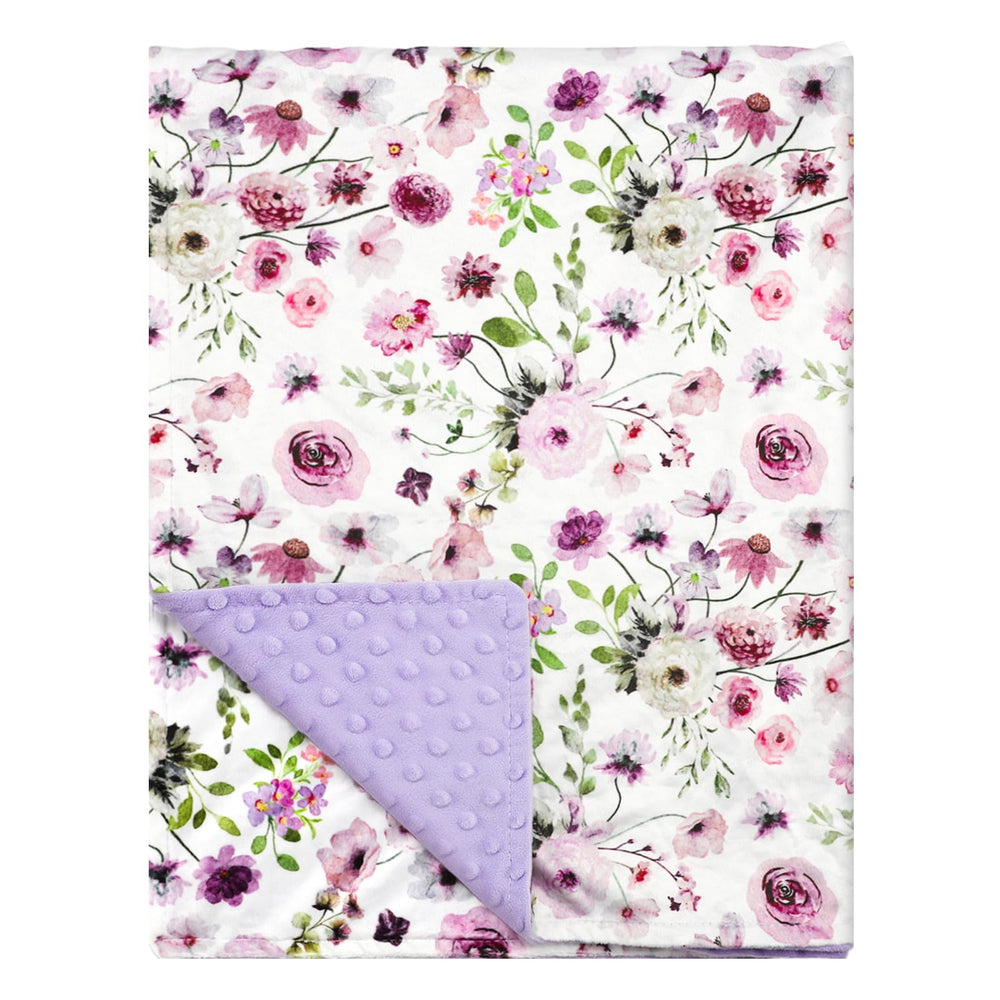 GFU baby blanket soft minky texture for cozy snuggles.