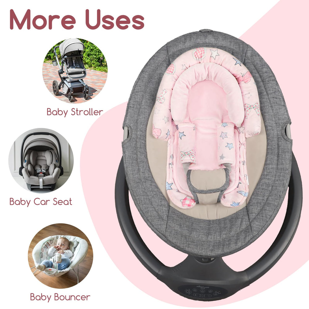 GFU body support with shoulder covers keeps straps cozy and secure