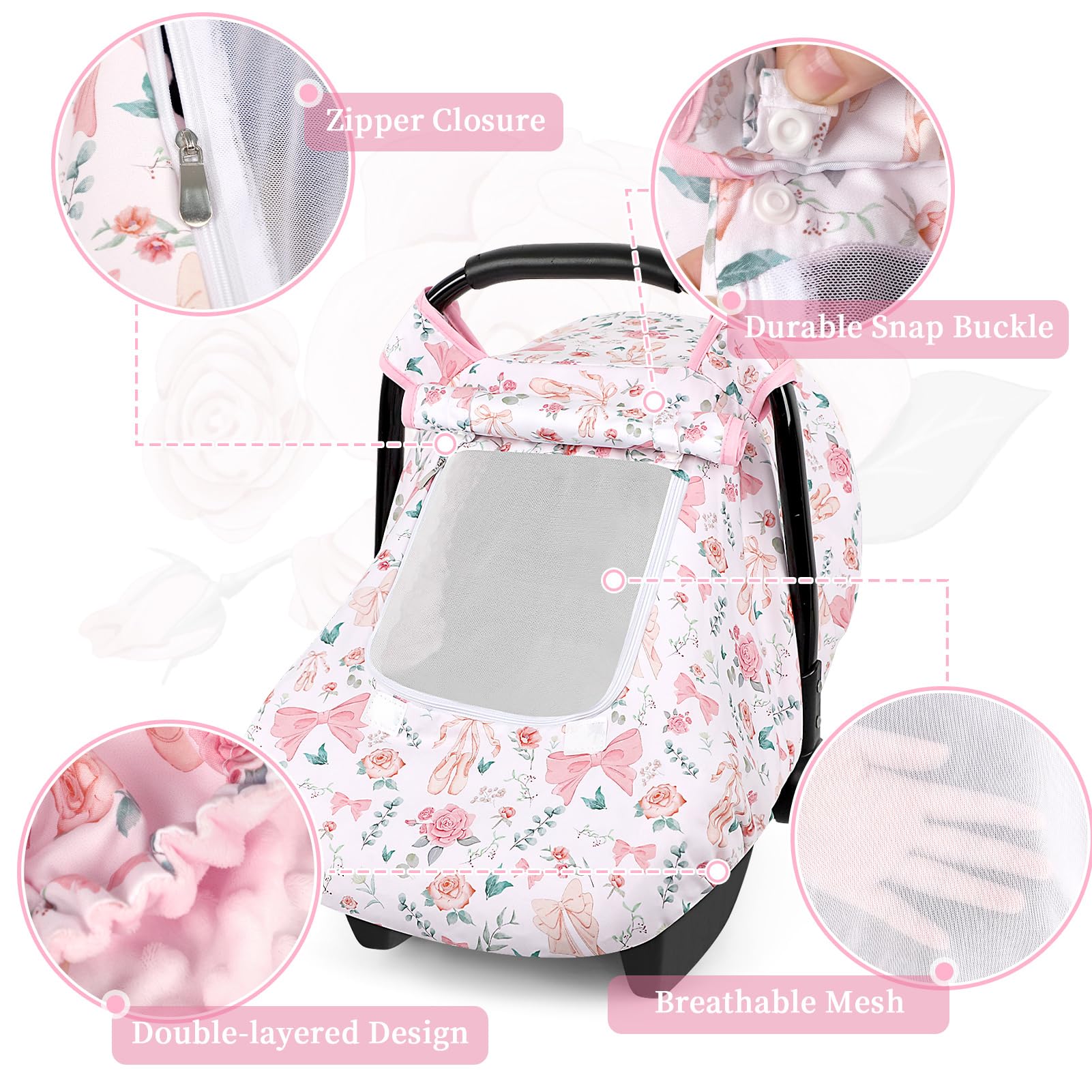 GFU car seat cover—easy install and foldable for travel