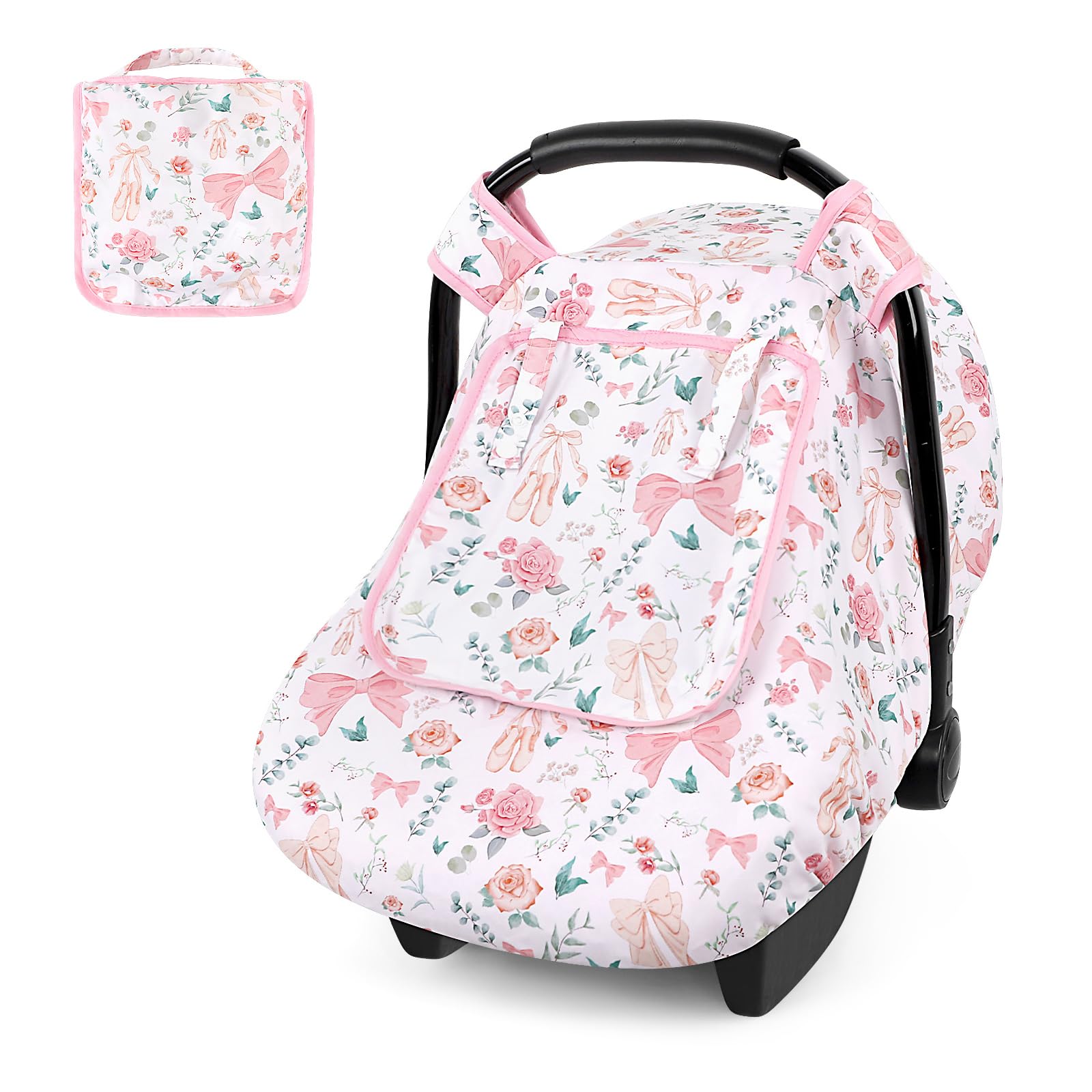 GFU baby car seat cover two-layer window design blocks wind