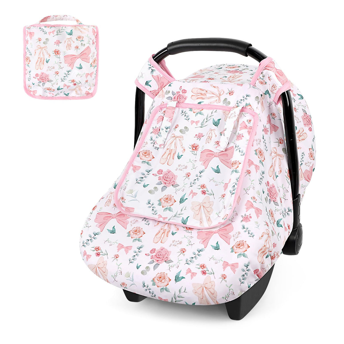 GFU baby car seat cover two-layer window design blocks wind