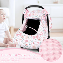 GFU baby car seat cover window layers enable privacy and airflow