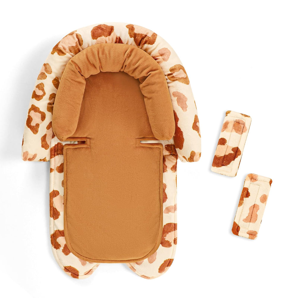 GFU Baby Car Seat Head Support closeup delivers plush comfort for newborns