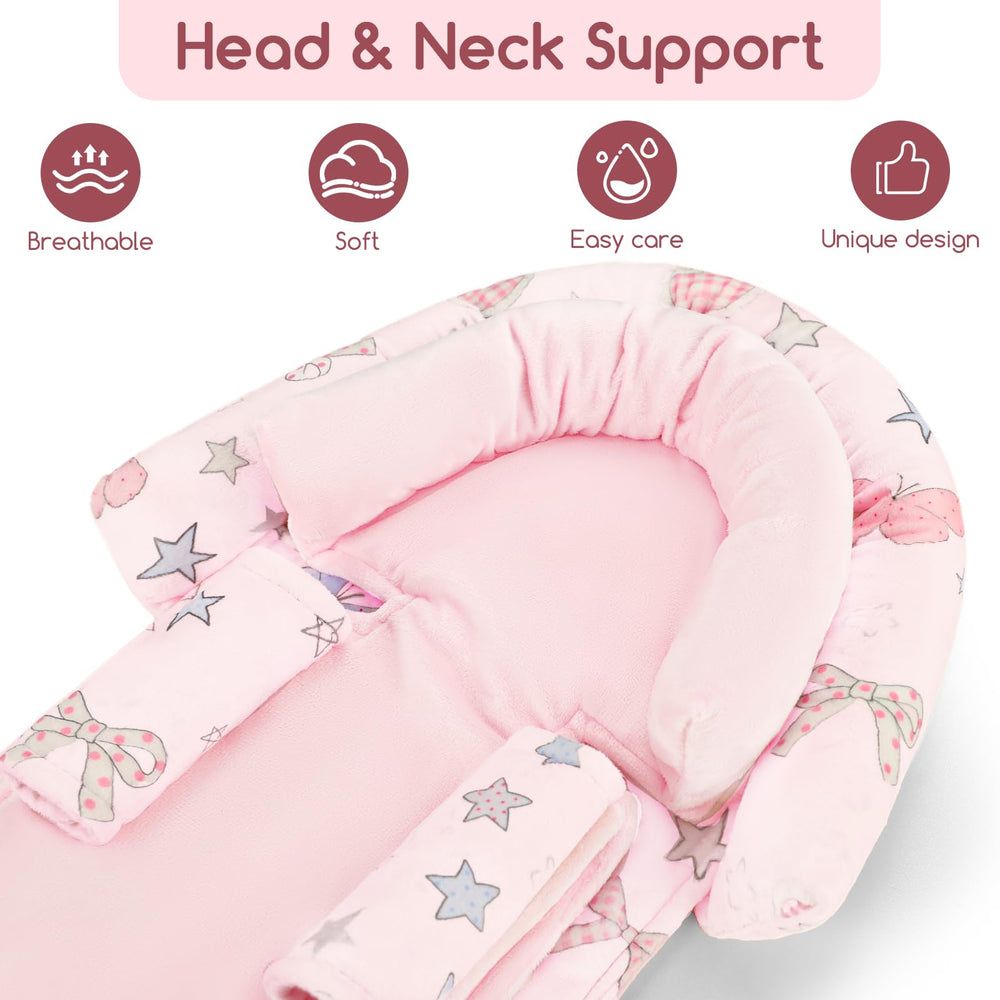 GFU head support adjustable for growing baby from newborn to 10 months