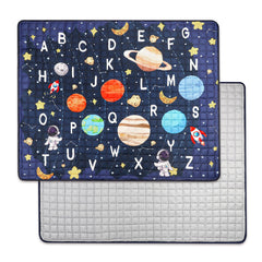 GFU baby play mat blue 71x59 offers a roomy surface for crawling fun