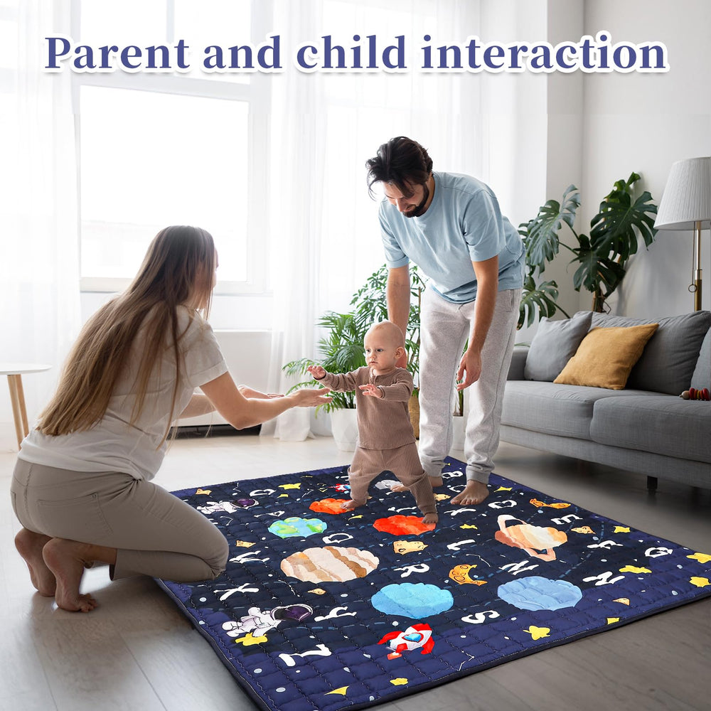 GFU baby play mat easy-clean machine-washable surface for busy parents