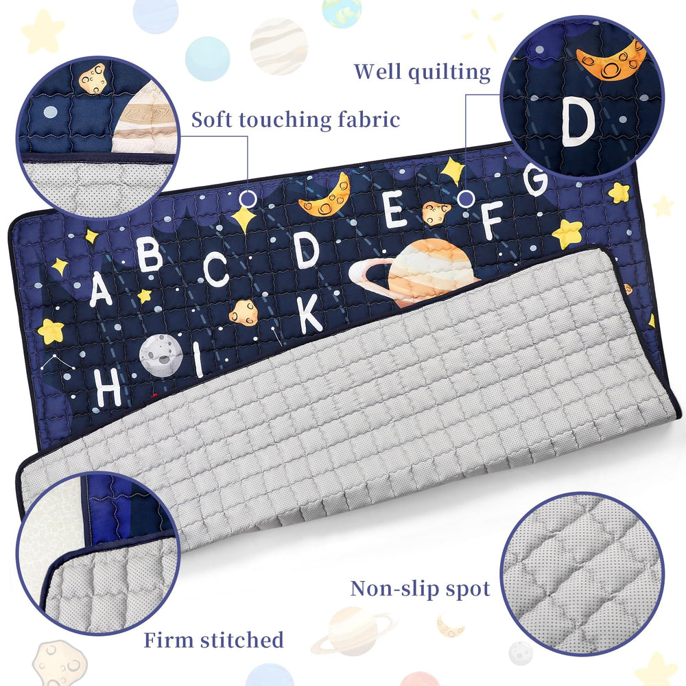 GFU baby play mat with thick padding cushions baby during movement