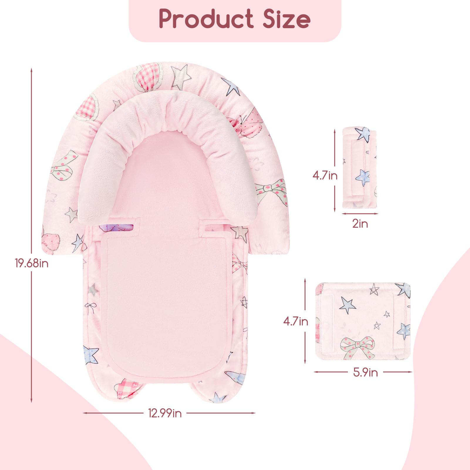 GFU cushion compatible with swings and bouncers for versatile use