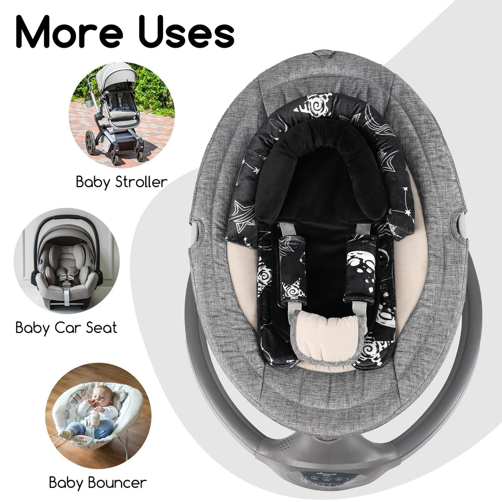 GFU Black Star design matters on stroller rides for style