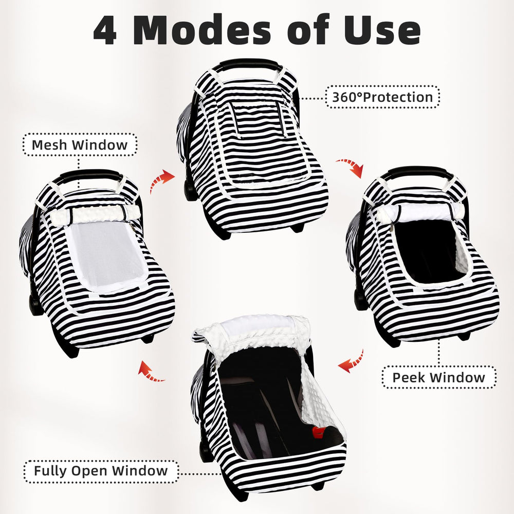 GFU breathable mesh layer promotes airflow and infant comfort on longer rides