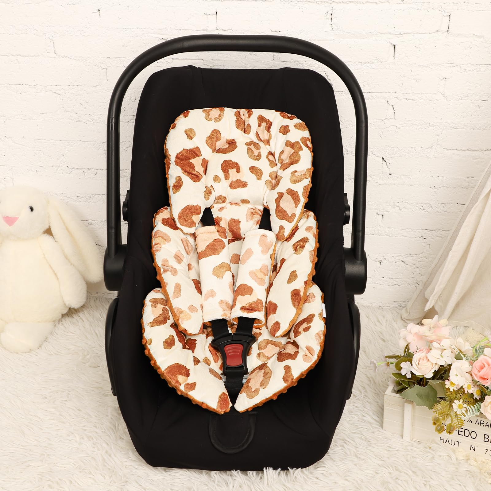 GFU gift-ready leopard cushion for new parents and caregivers.