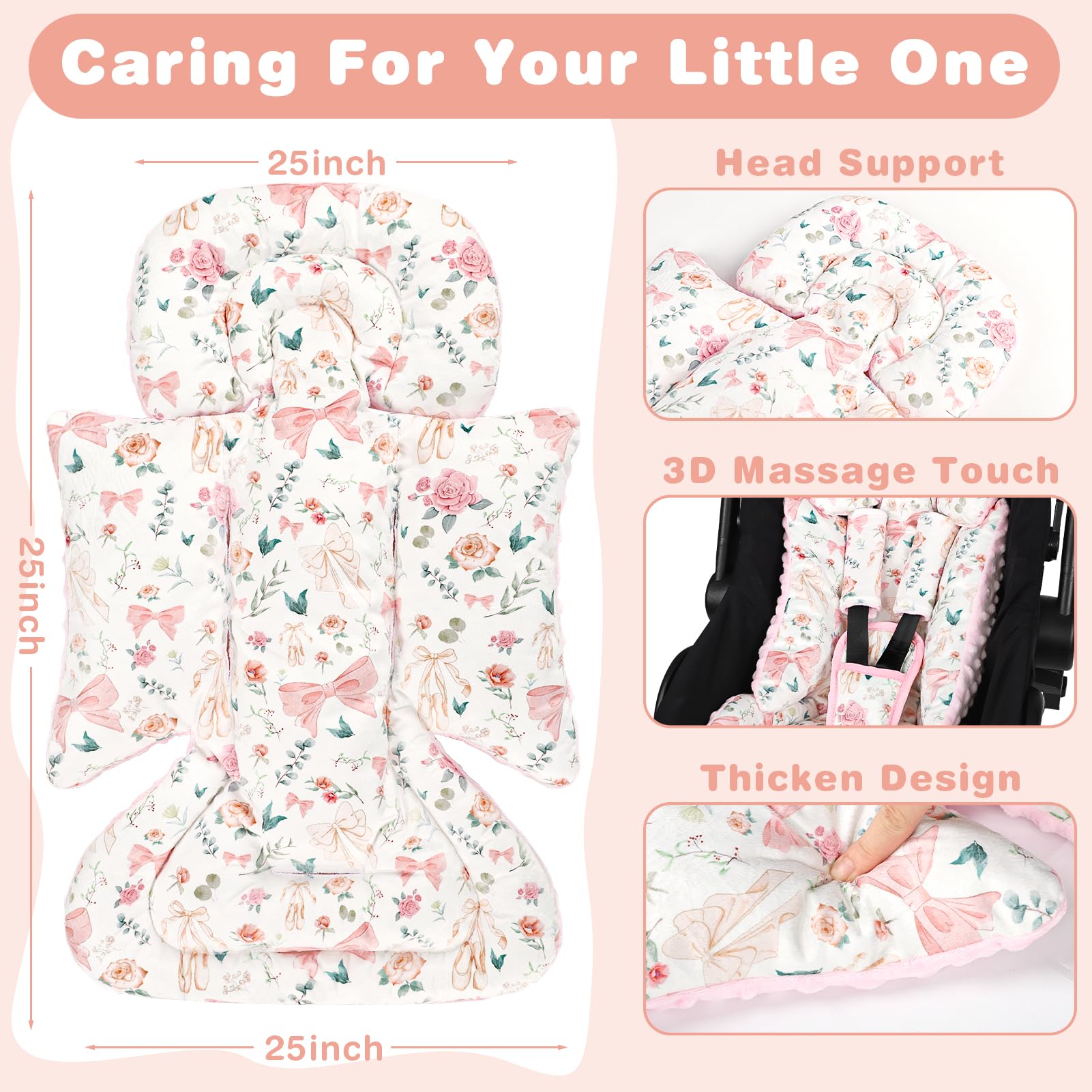 GFU insert in stroller – versatile for swings and bouncers