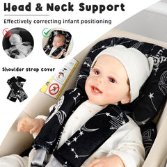 GFU insert with breathable 3D side provides ventilation for warm days.
