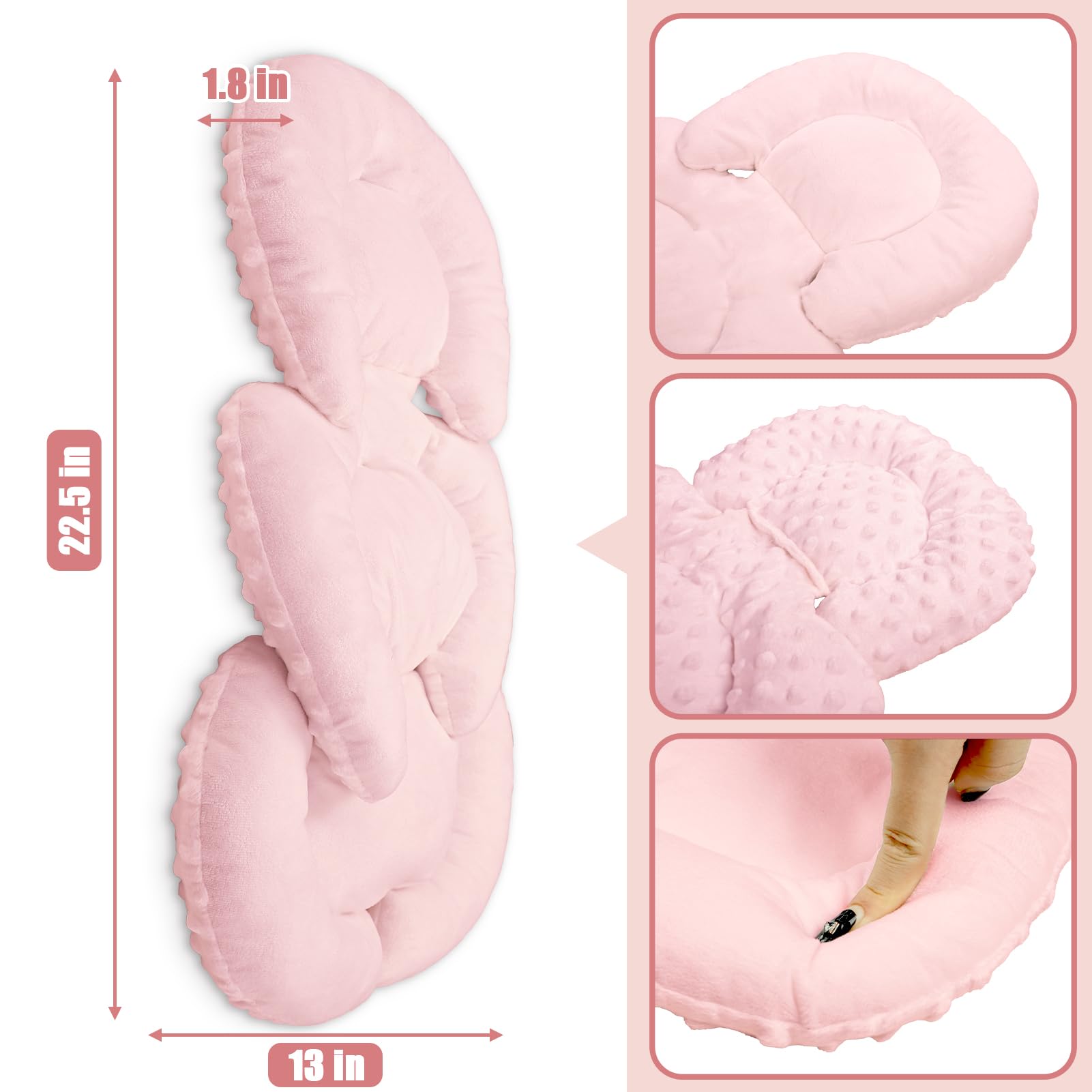 GFU pink travel accessory improves baby support and style on outings