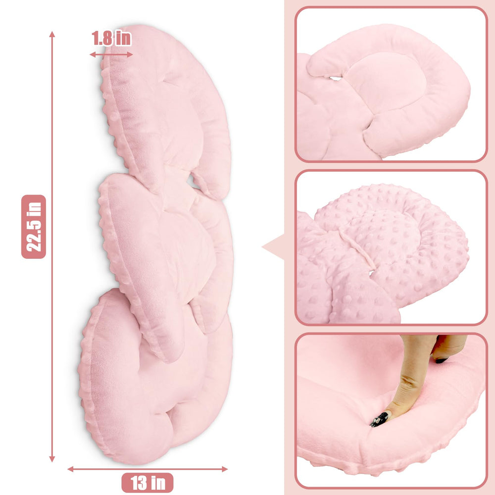 GFU pink travel accessory improves baby support and style on outings