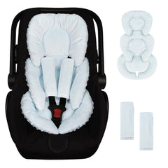 GFU infant car seat insert head and body support for comfortable car rides.
