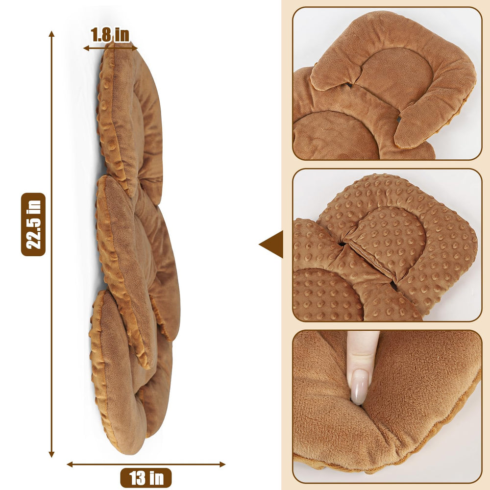 GFU soft plush front of insert provides cozy snuggle during naps