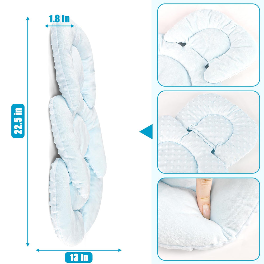 GFU soft plush front side adds cozy cushioning for newborns.
