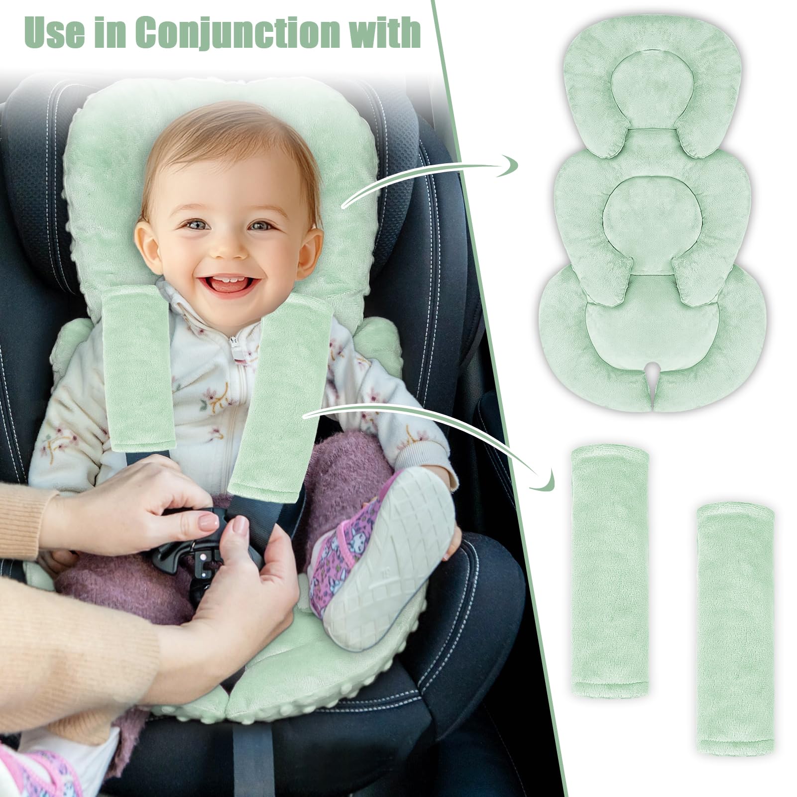 GFU strap covers protect shoulders from harness chafe for smoother rides