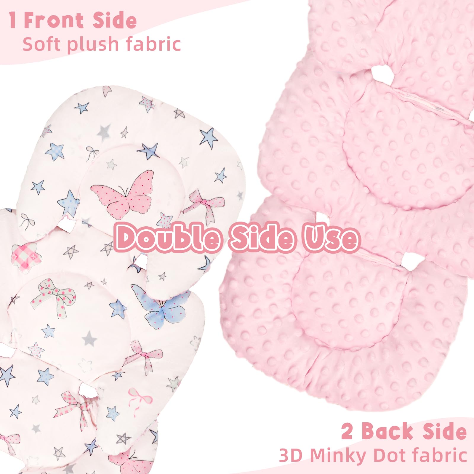 GFU infant cushion fits swings and strollers for added comfort