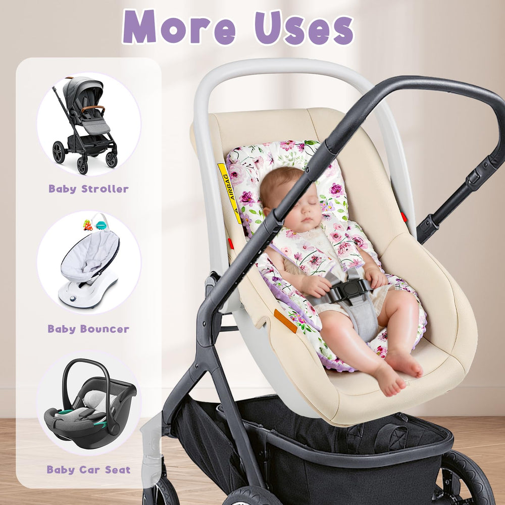 GFU infant cushion insert for stroller and car seat travel comfort