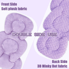 GFU infant seat insert double-sided fabric provides plush comfort and breathable variety.