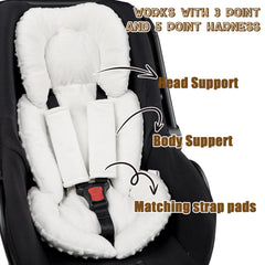 GFU seat insert compatible with three- or five-point harness systems.