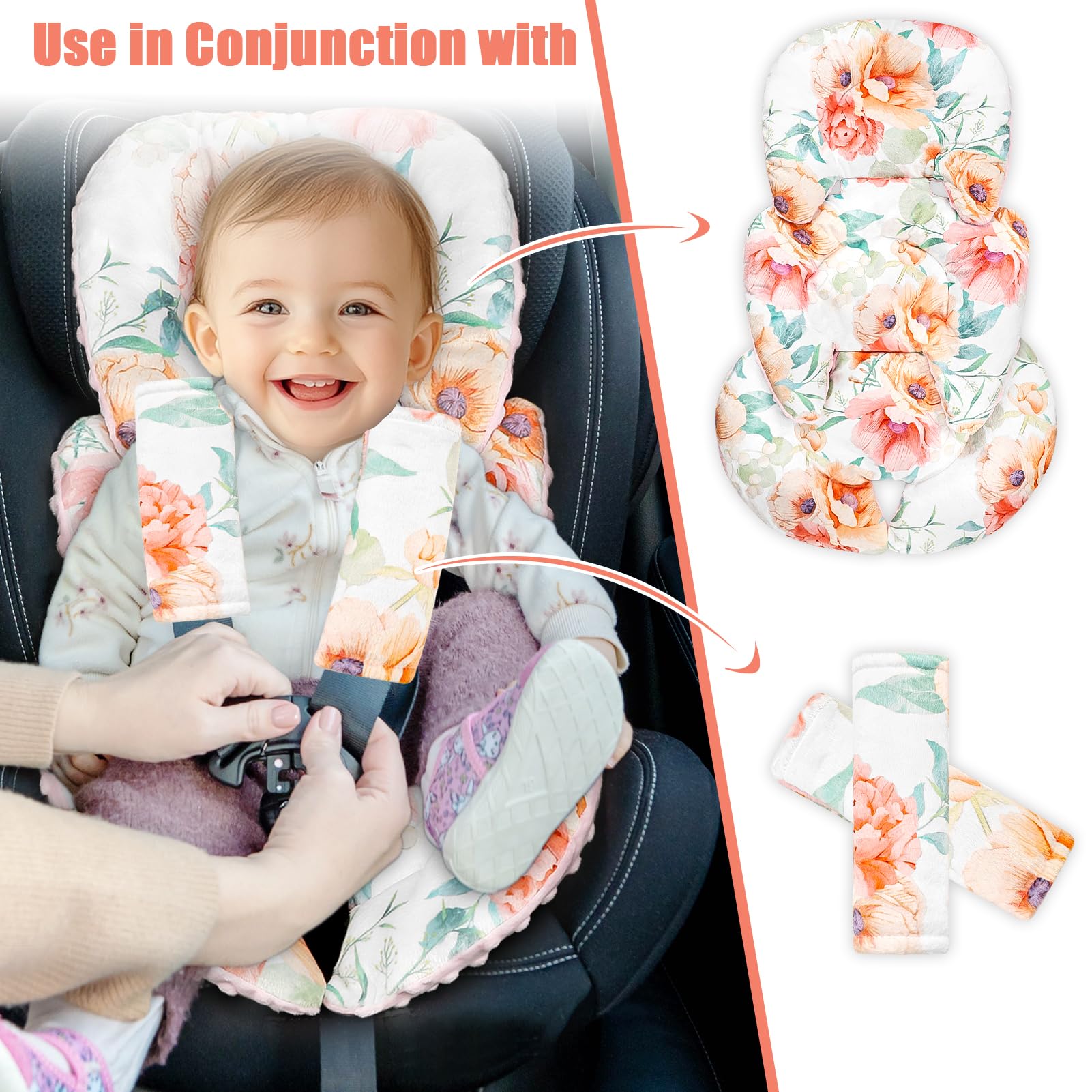GFU infant stroller mat double-sided use for versatile protection