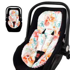 GFU infant stroller mat flowers pattern offers cushioned comfort